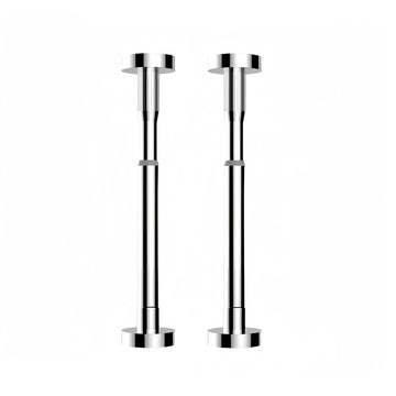 Vortaz Adjustable Sink Support Brackets 2-Pack Silver