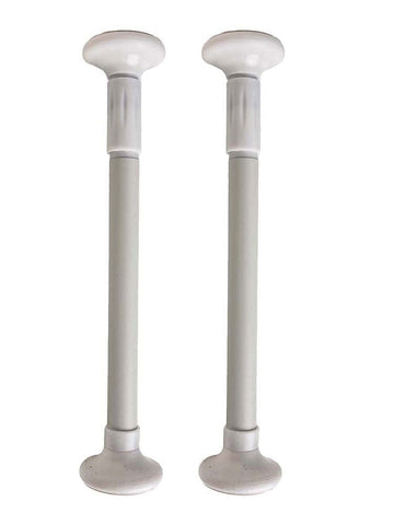 Vortaz Adjustable Sink Support Brackets 2-Pack White