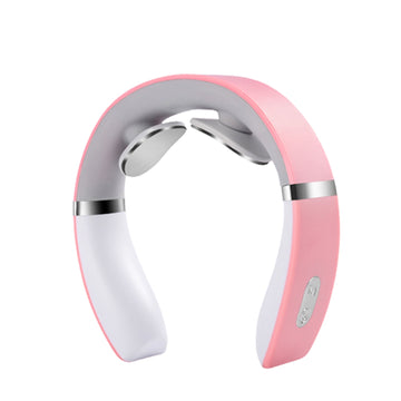 Vortaz 4-Head Electric Neck Massager 10 Modes 16 Levels Pink