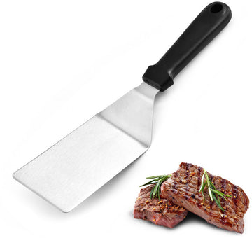 Stainless Steel BBQ Spatula Hamburger Grill Scraper 29.5cm