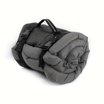 Portable Camping Dog Bed Waterproof Foldable Polyester Mat Grey