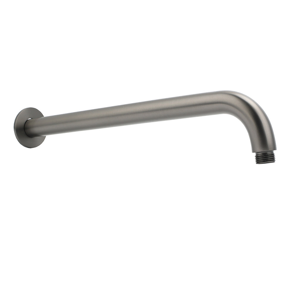 KYLINS Gun Metal Round 8" Rain Shower Head Wall Mounted 200mm Stainless Steel