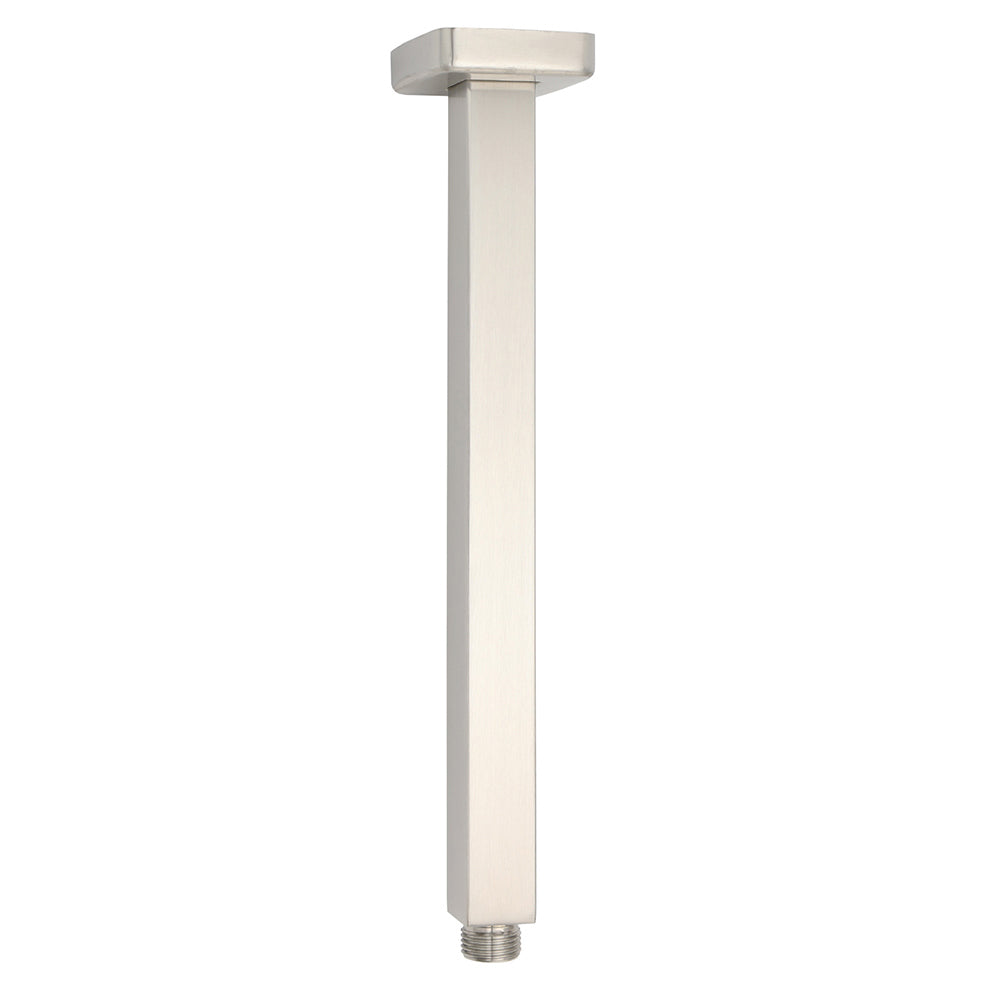 KYLINS Brushed Nickel Ceiling Mounted Rain Shower Head 300mm Square 12 inch