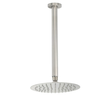 KYLINS Brushed Nickel Rain Shower Head 8 inch Ceiling Mount with Arm