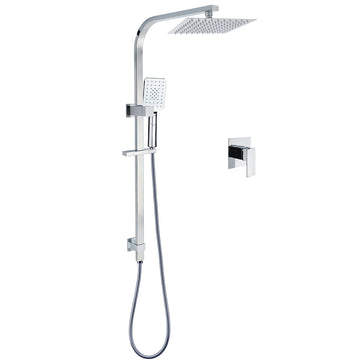 KYLINS Rain Shower Head System with Handheld 8 Inch Chrome