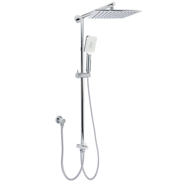 KYLINS Rain Shower Head 2-in-1 Handheld Polished Chrome