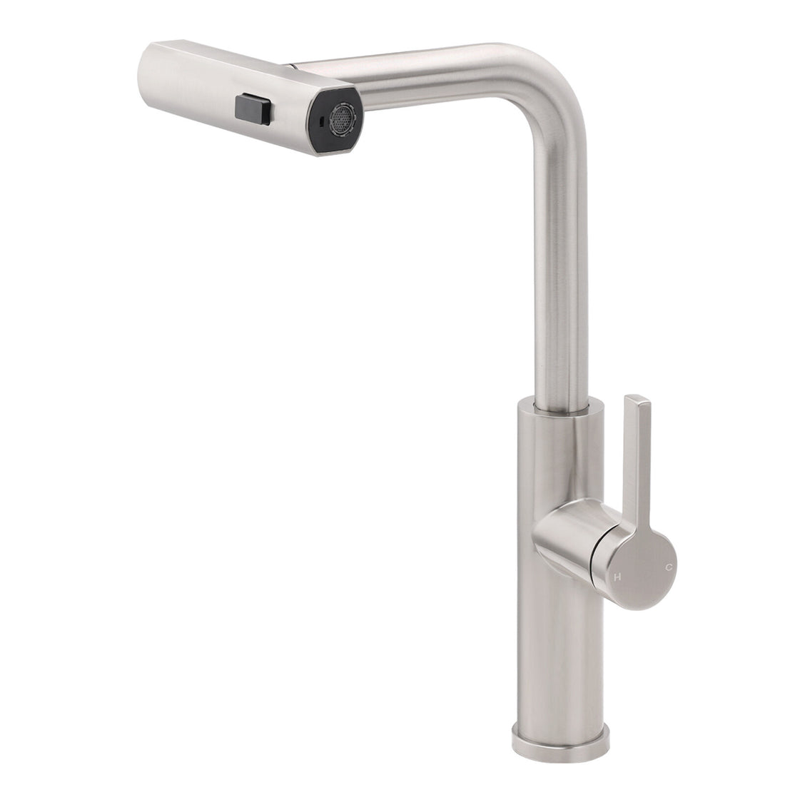 3 Mode Pull-Out Kitchen Mixer Tap Brushed Nickel 6 Star