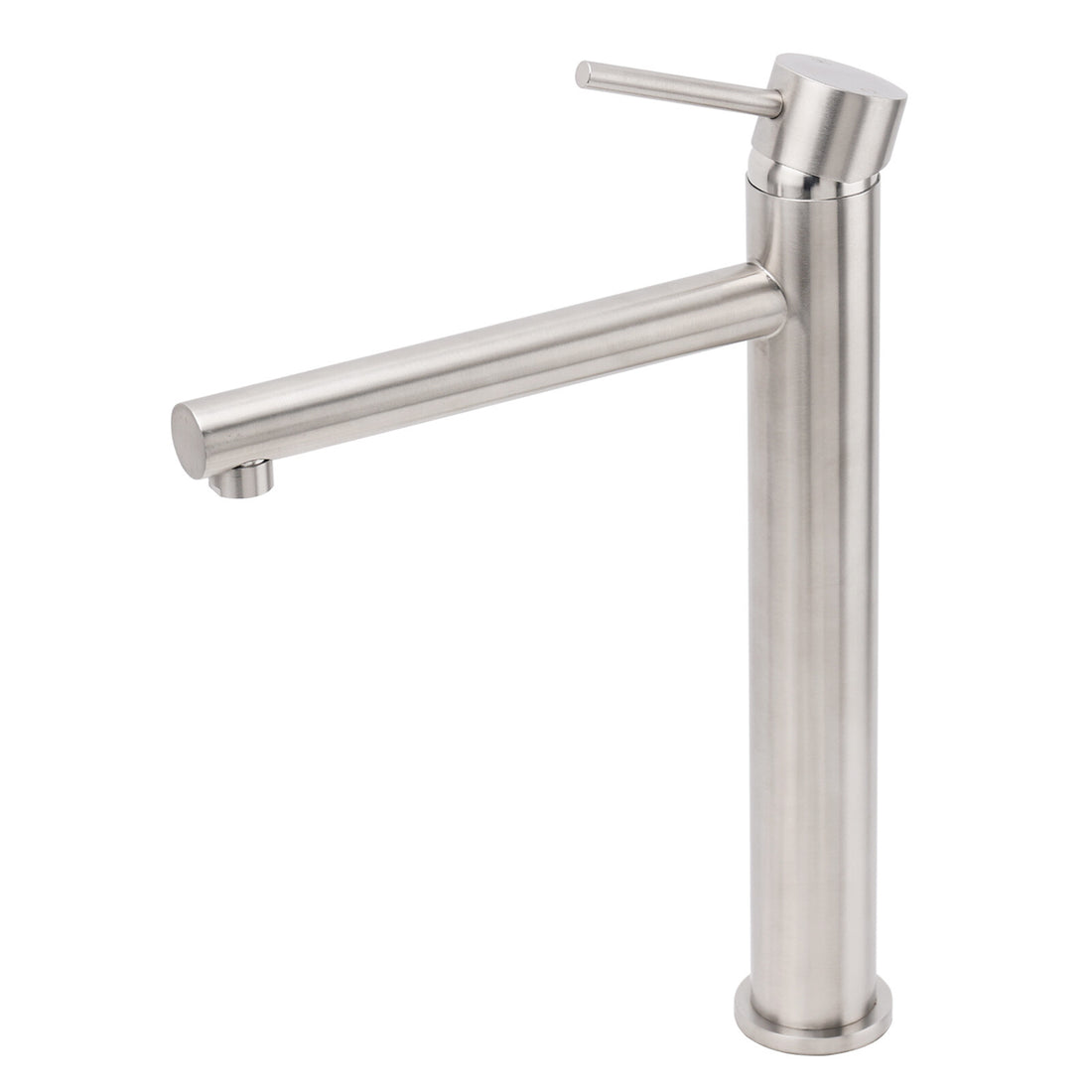 KYLINS Basin Mixer Tap Brushed Nickel Straight Spout