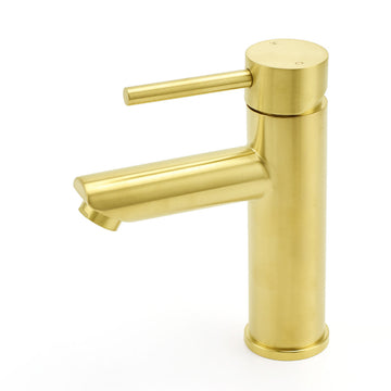 KYLINS Brushed Gold Kitchen Mixer Tap with Ceramic Cartridge