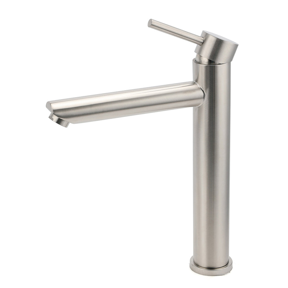 KYLINS Basin Mixer Tap Deck Mount Stainless Steel Brushed Nickel
