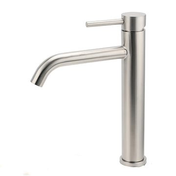KYLINS Brushed Nickel Tall Basin Mixer Tap