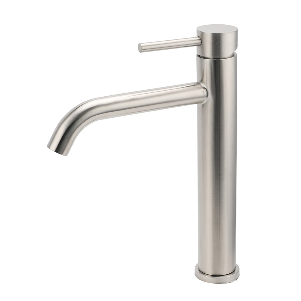 KYLINS Brushed Nickel Tall Basin Mixer Tap