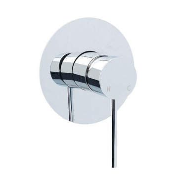 Watermark Round Pin Lever Shower Mixer Tap Polished Chrome
