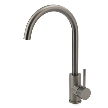 KYLINS Gun Metal Kitchen Mixer Tap 360° Swivel Stainless Steel