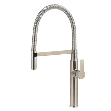 KYLINS Brushed Nickel Pull-Out Kitchen Mixer Tap 360 Swivel WELS 5 Star
