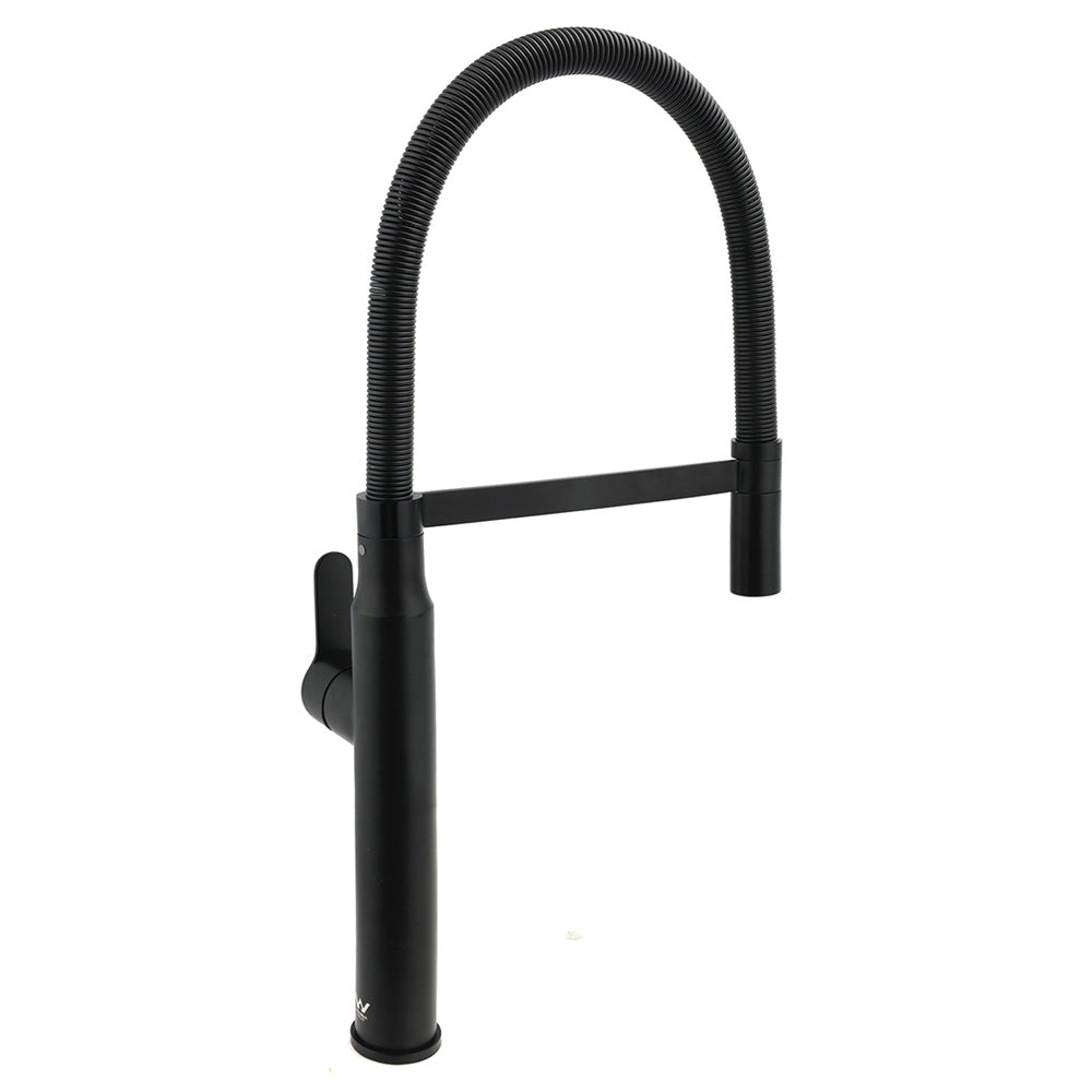 KYLINS Matt Black Kitchen Mixer Tap with Pull Out Spout