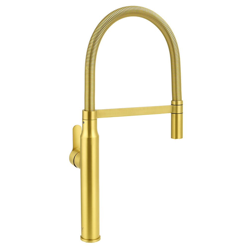 KYLINS Brushed Gold Pull-Out Kitchen Mixer Tap 360 Swivel WELS 5 Star