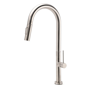 KYLINS Brushed Nickel 2 Mode Spray Kitchen Mixer Tap