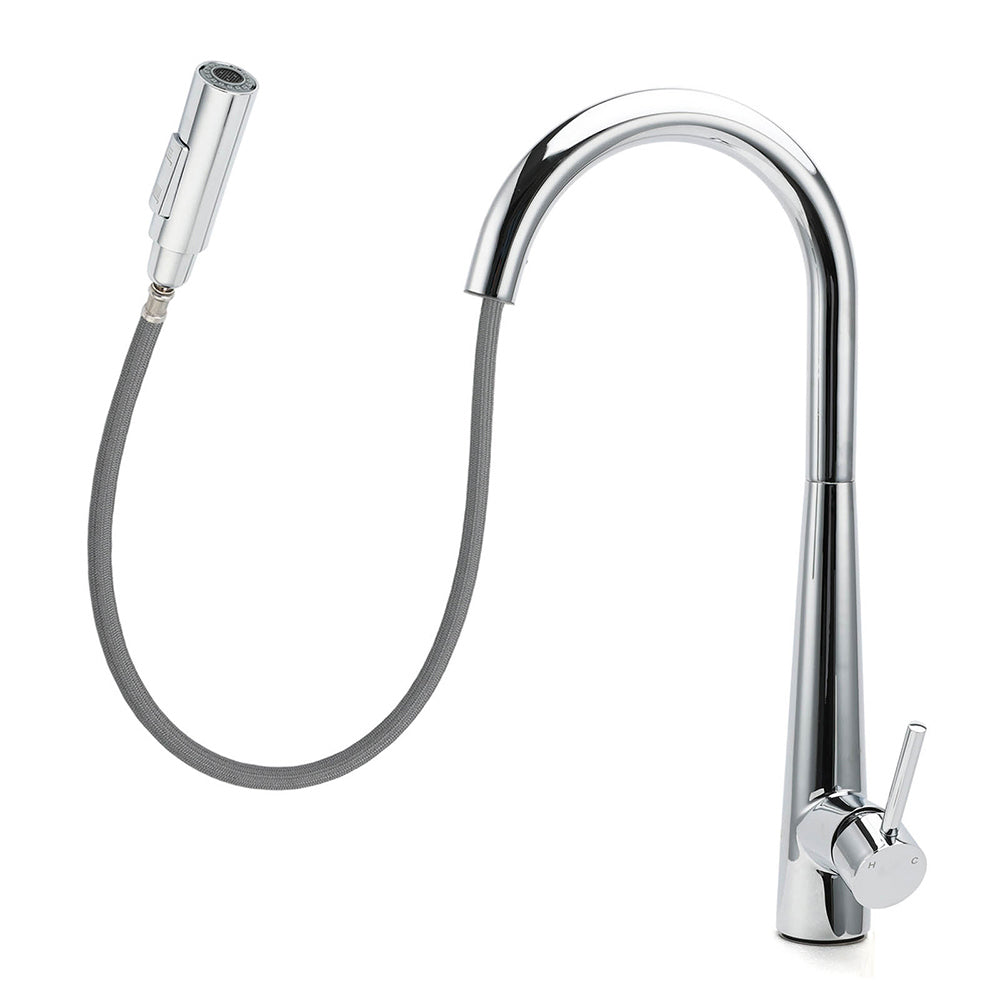 KYLINS Pull Out Kitchen Mixer Tap 360 Swivel Chrome