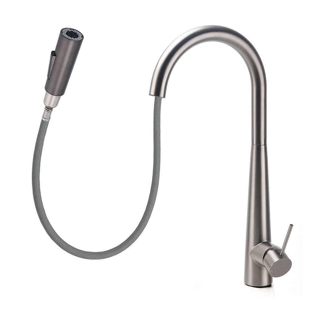 KYLINS Gun Metal 2 Mode Spray Kitchen Mixer Tap