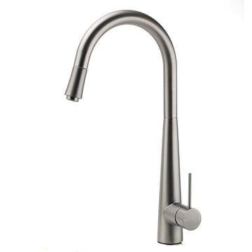 KYLINS Pull Out Kitchen Mixer Tap Gun Metal Grey Stainless Steel