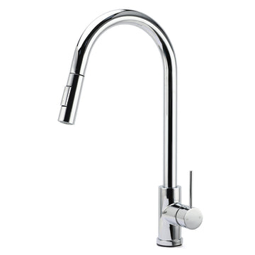 KYLINS Chrome Pull-Out Kitchen Mixer Tap 2 Spray Modes WELS 6 Star