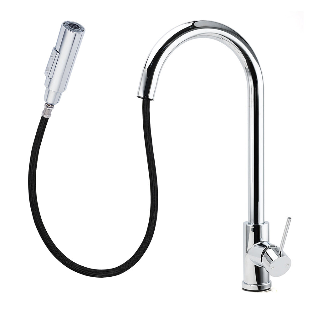KYLINS Chrome Pull-Out Kitchen Mixer Tap 2 Spray Modes WELS 6 Star