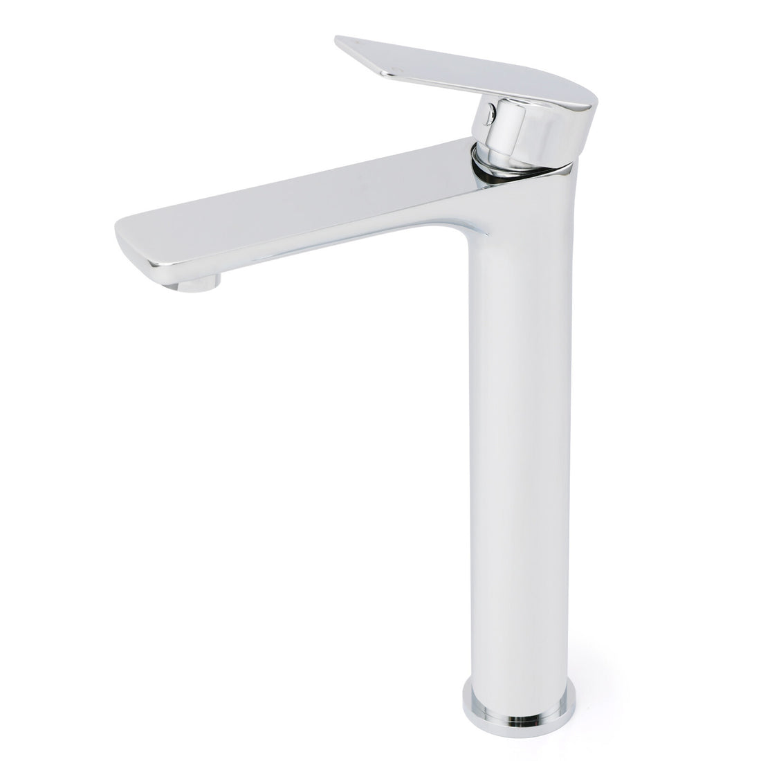 KYLINS Tall Round Basin Mixer Bathroom Faucet Polished Chrome