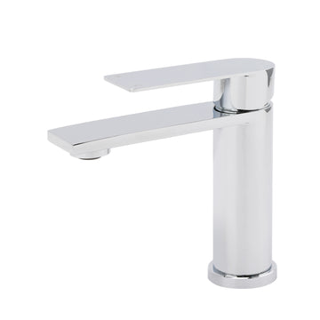 KYLINS Short Square Basin Mixer Bathroom Faucet Polished Chrome