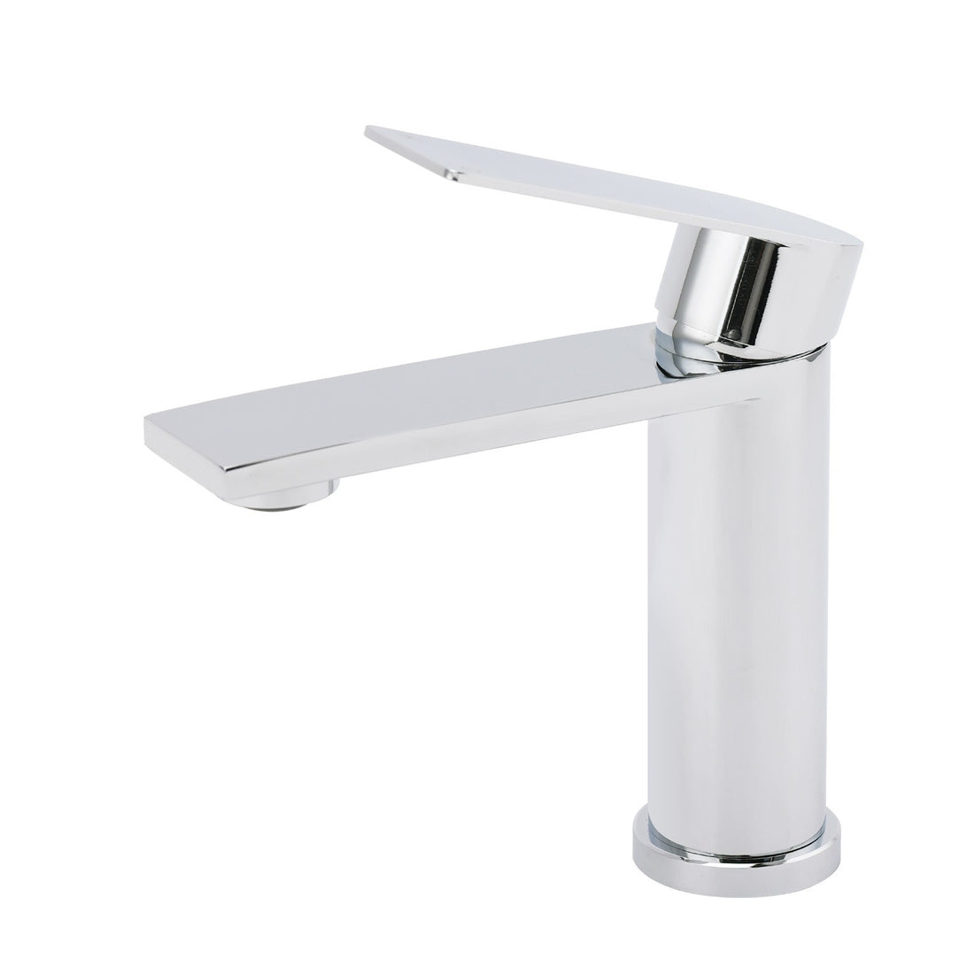 KYLINS Short Square Basin Mixer Bathroom Faucet Polished Chrome