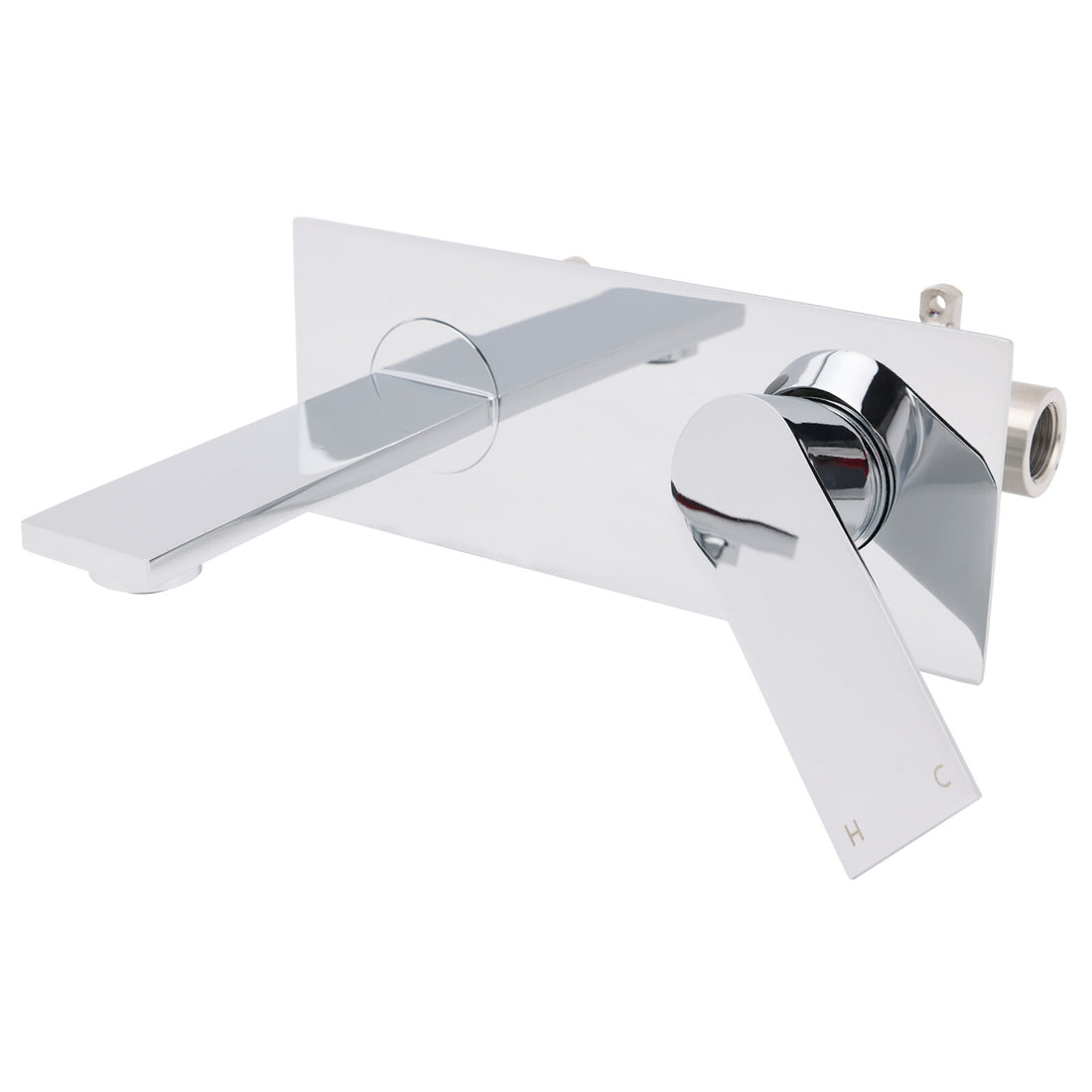 KYLINS WELS 6 Star Square Basin Mixer Tap Polished Chrome