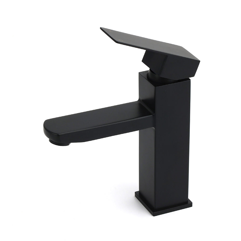KYLINS Basin Mixer Tap Bathroom Faucet - Matt Black
