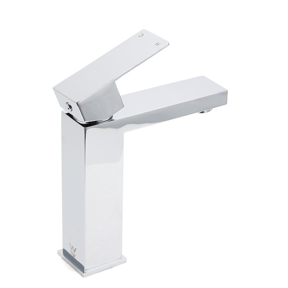 KYLINS Square Basin Mixer Tap 6L/min Polished Chrome Stainless Steel
