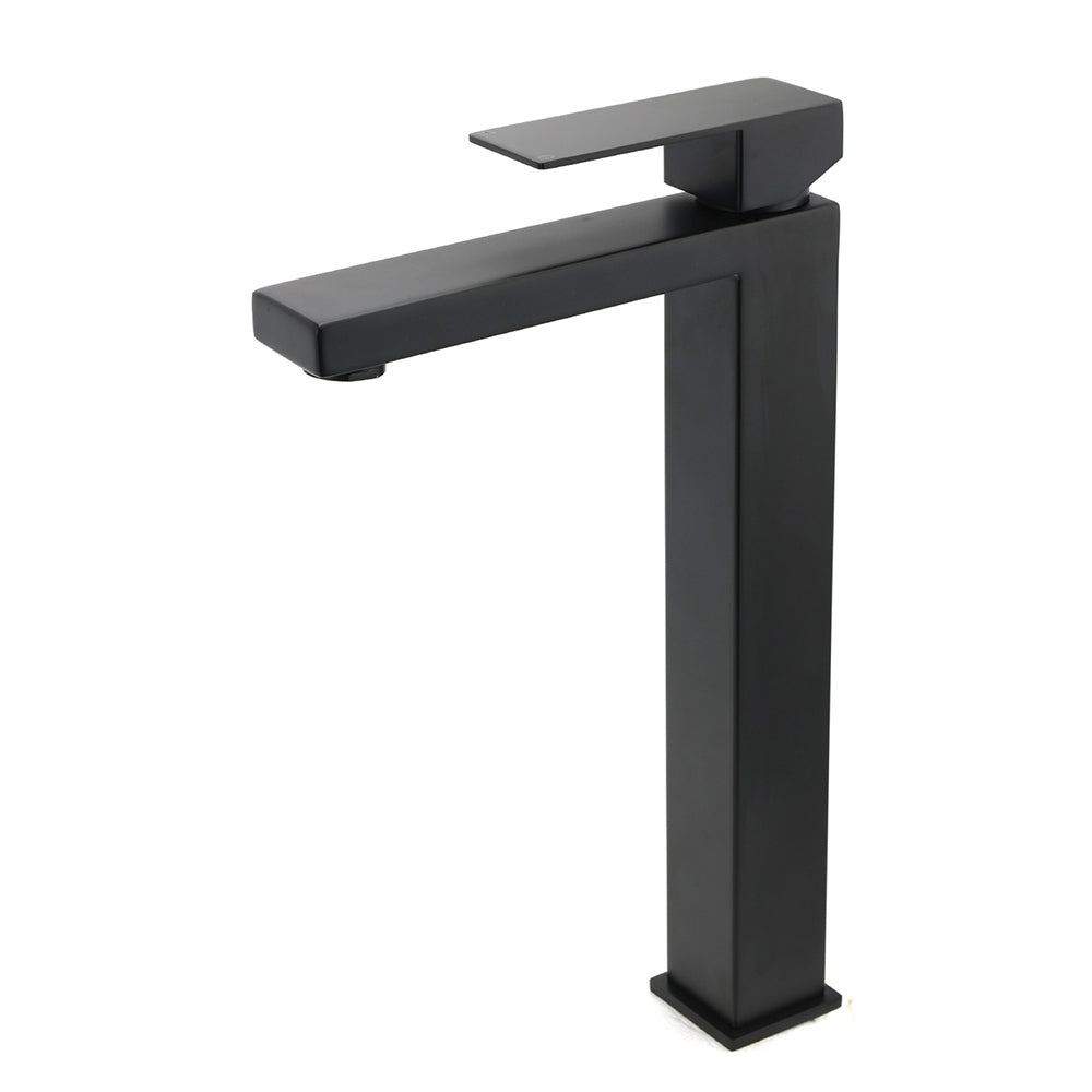 KYLINS Tall Basin Mixer Tap for High Vanity Bathroom Faucet Matt Black