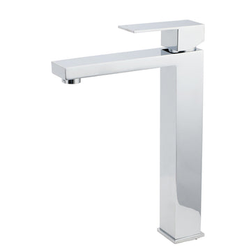 KYLINS Basin Mixer Tap Tall 310mm Polished Chrome Stainless Steel