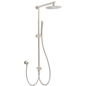 KYLINS Brushed Nickel 2in1 Rain Shower Head with Handheld Spray 200mm