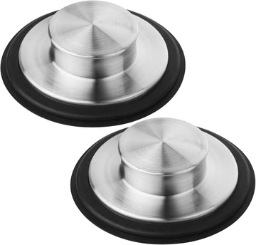 Vortaz Stainless Steel Sink Drain Stopper 2-Pack 8.5cm
