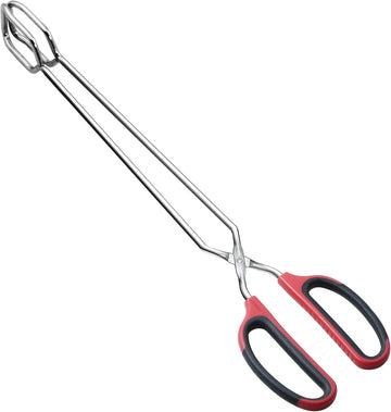 Vortaz Scissor Tongs Extra Long 16-Inch Stainless Steel BBQ
