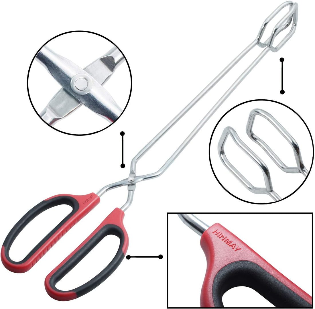 Vortaz Scissor Tongs Extra Long 16-Inch Stainless Steel BBQ