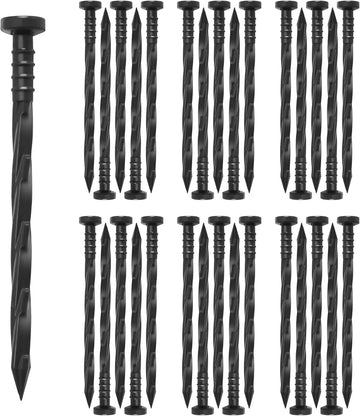 30-Pack Landscape Anchoring Spikes 6 Inch Turf Stakes
