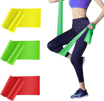 Resistance Band Set 3 Pack Non-Slip Latex-Free for Yoga Fitness