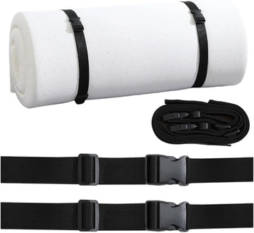 2-Pack Heavy Duty Nylon Tie Down Straps with Quick-Release Buckle