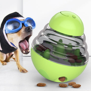 Vortaz Interactive Dog Snack Ball Food Dispenser Green