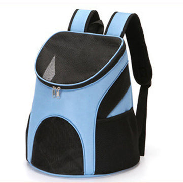 Pet Travel Carrier Backpack for Dogs and Cats Up to 8kg Blue
