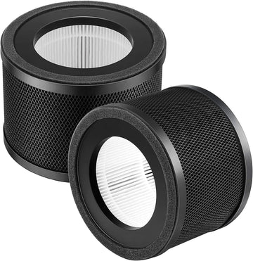2-Pack HEPA Air Purifier Replacement Filter 3-in-1 for TaoTrics and VAVA
