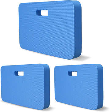 Vortaz Yoga Pilates Exercise Kneeling Pad Blue 3-Pack