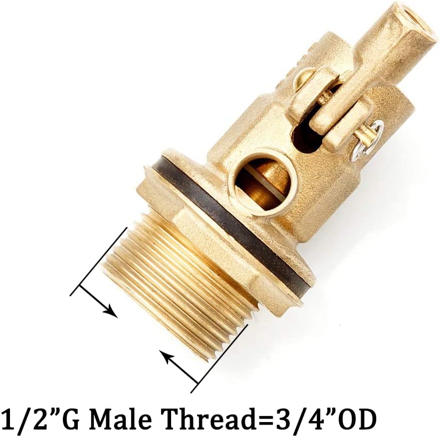 1/2 inch Thread Float Ball Valve Floating Ball-cock Tank Ballcock Fittings Automatic Water Level Control Switch