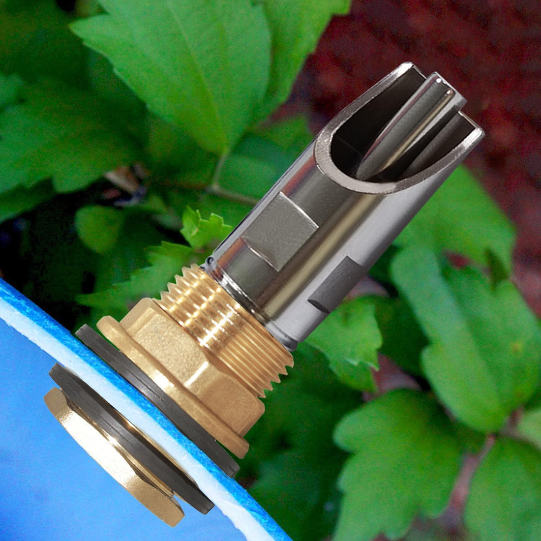 Automatic Pig Nipple Water Drinker System Stainless Steel Brass Fittings