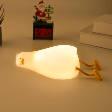Ueneede Duck Silicone Night Light 3 Level Dim Rechargeable Touch Sensor