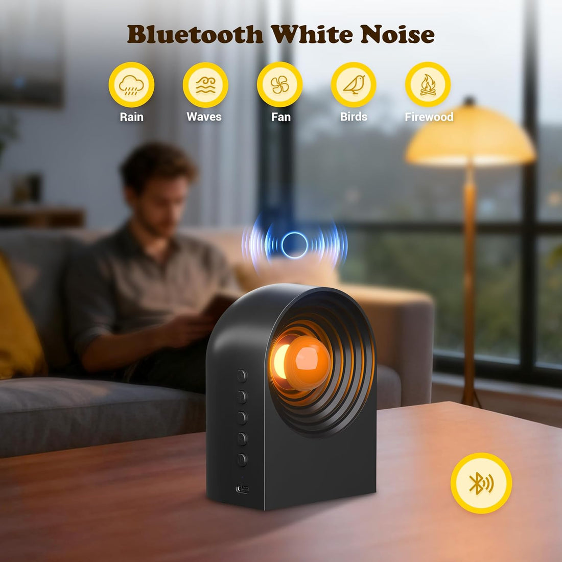 Capybara Night Light White Noise Sound Machine Bluetooth Silicone
